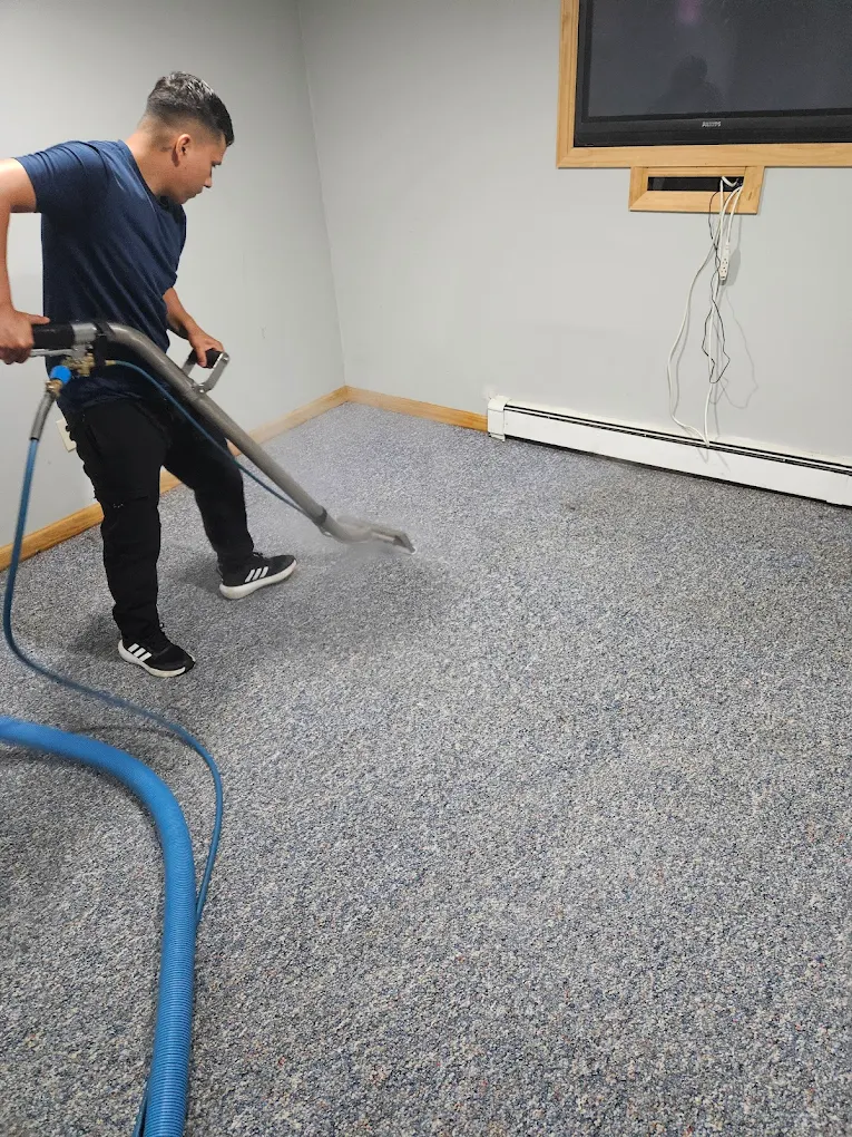 Steam carpet cleaning job, New Jersey